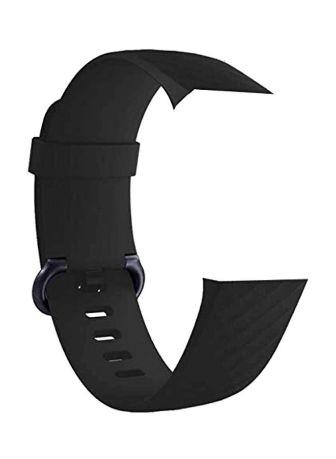 Replacement Band For Fitbit Charge 3 Fitness Tracker Black  - Image 1