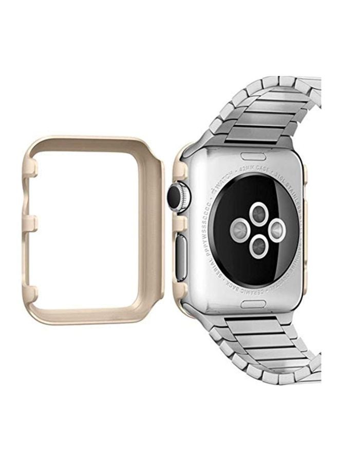 Bumper Case Cover For Apple Watch Series 3 38mm Gold - Image 3