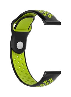 Replacement Strap Band For Samsung Gear S2 Classic SM-R732, SM-R735 Black/Green