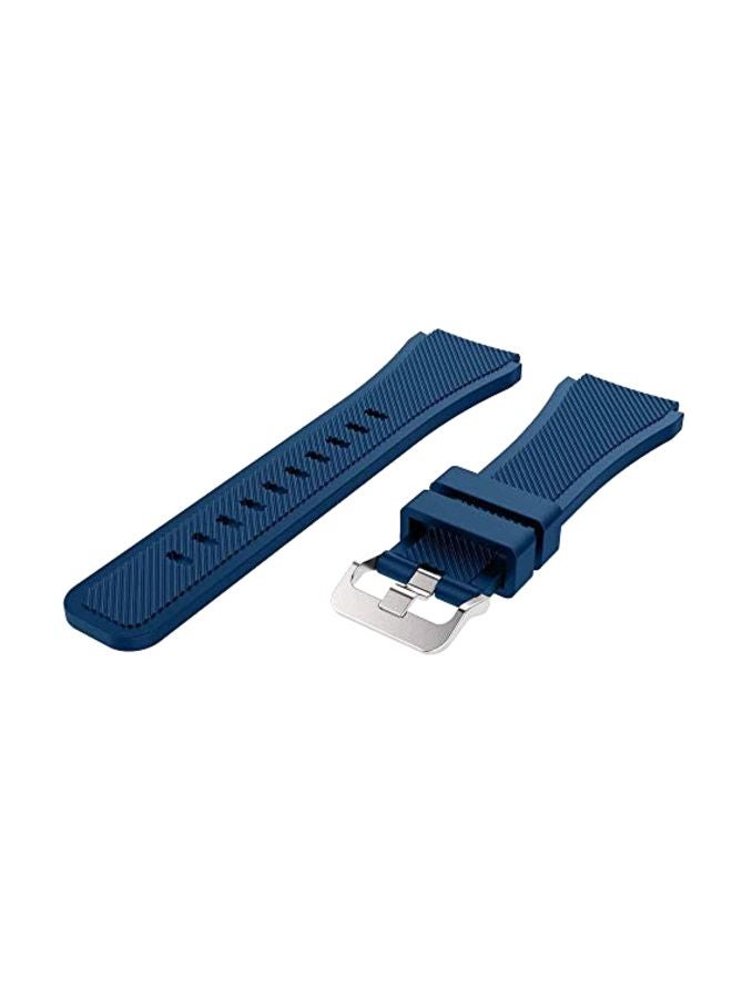 Replacement Band Strap For Samsung Galaxy Watch 46mm Blue/Silver - Image 1