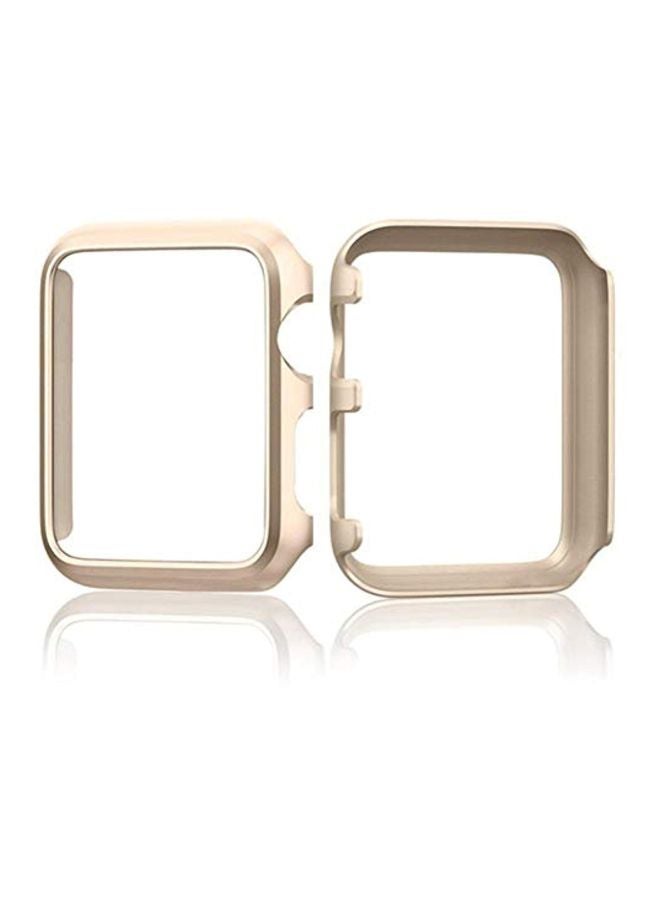 Bumper Case Cover For Apple Watch Series 3 38mm Gold - Image 2