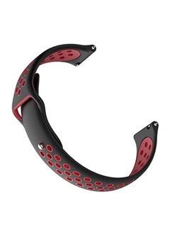 Replacement Band Strap For Samsung Gear S2 Classic SM-R732/SM-R735 Black/Red