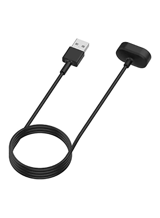 USB Magnetic Charging Cable For Fitbit Inspire HR Tracker Black  - Image 1
