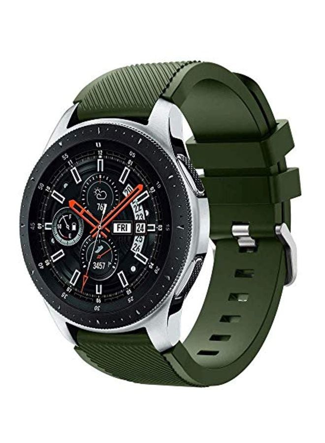 Replacement Band For Samsung Galaxy 46 mm Army Green - Image 3