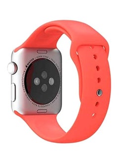 Replacement Band Strap For Apple Watch Series 1 Sport 38mm Red/Silver
