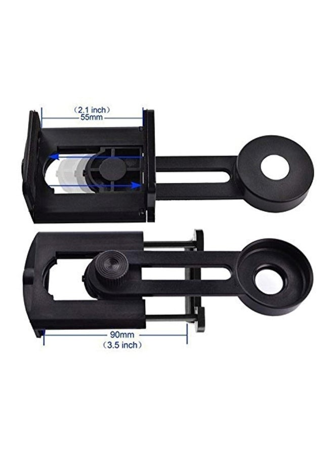 Universal 8X Zoom Magnifier Telescope Camera Lens With Mini Tripod Black