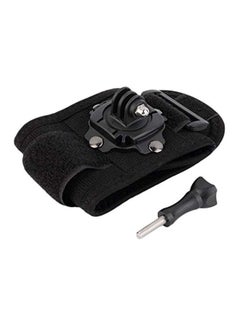 Generic 360 Degree Rotating Band Glove Strap For Nikon KeyMission 170 Action Camera Black  - Image 1