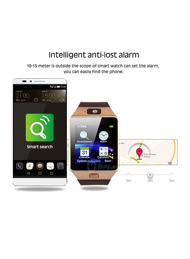 Generic - Smart Watch With Sim Card Support With Camera Gold/Black - Image 1