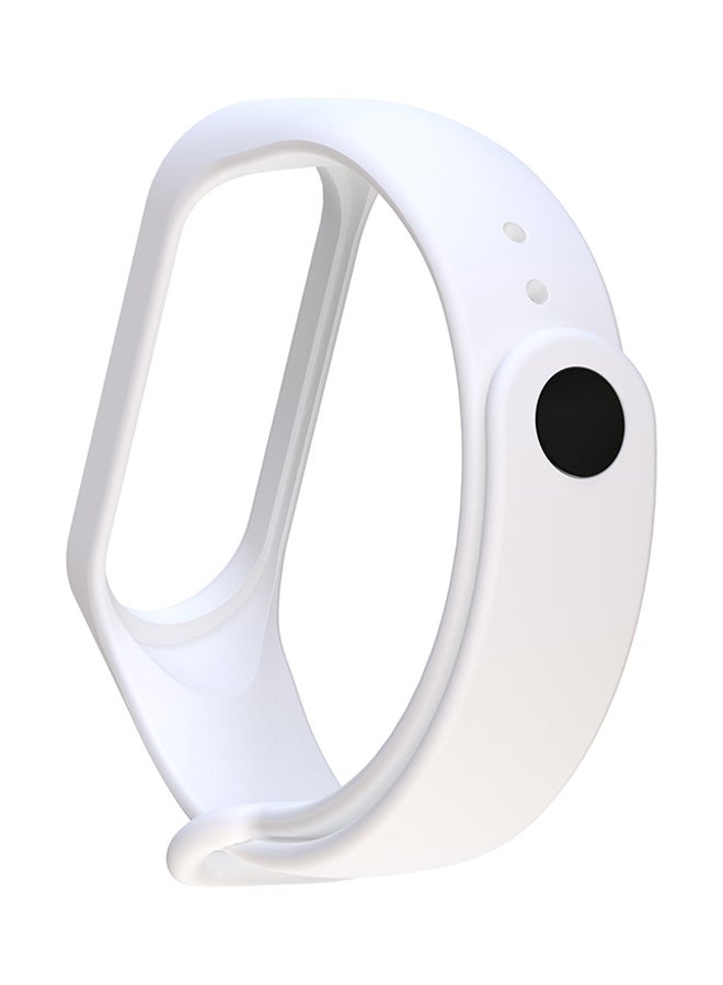 Silicone Band For Xiaomi Mi Band 3 White  - Image 2