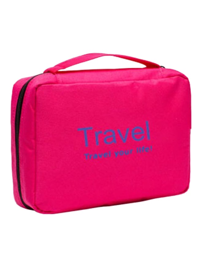 Goldedge Waterproof Toiletry Bag Rose Pink - Image 2