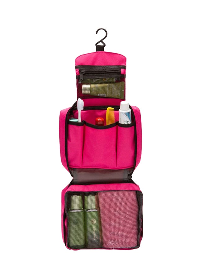 Goldedge Waterproof Toiletry Bag Rose Pink - Image 3