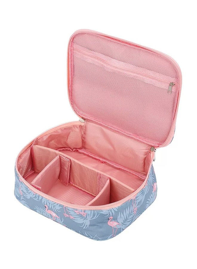 آنسيلف حقيبة مكياج محمولة أزرق/ وردي - Image 3