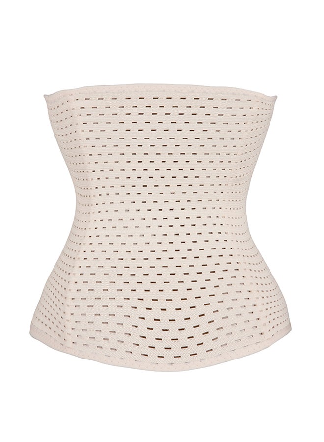 Underbust Control Corset Breathable Shaper Beige  - Image 3