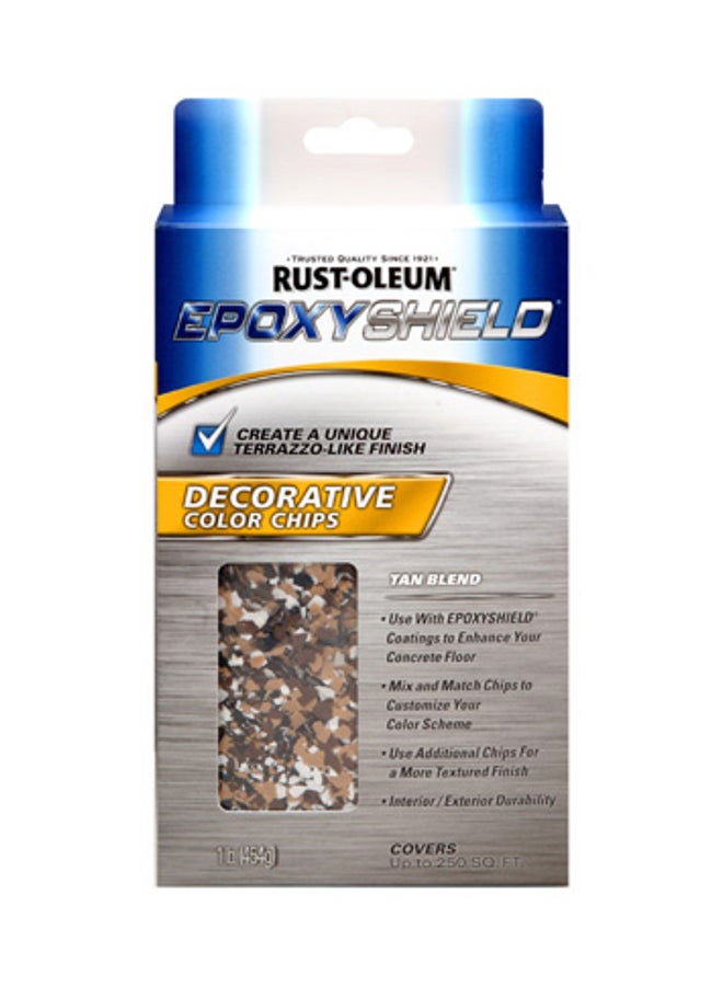 RUST-OLEUM Decorative Color Chips Tan Blend