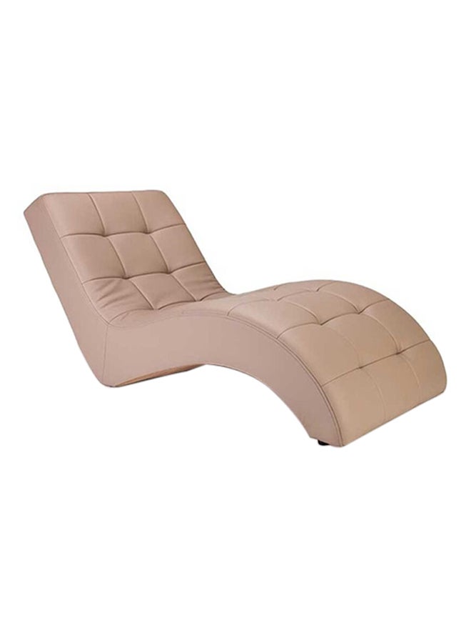 R2R FURNITURE S Shaped Relaxation Loungers Beige 206 x 76 x 84cm