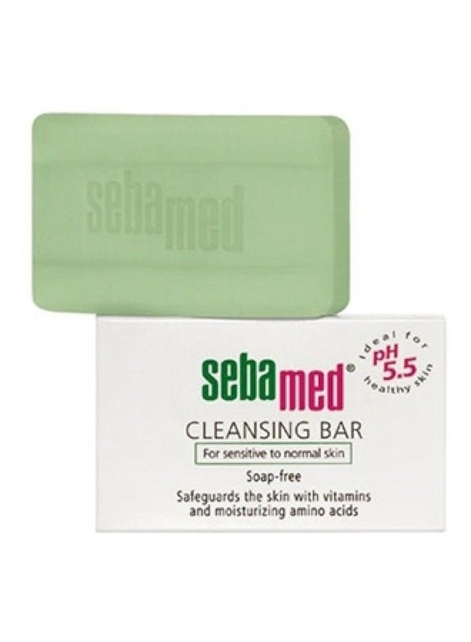 Sebamed Soap Free PH 5.5 Cleansing Bar Green 100grams - Image 1
