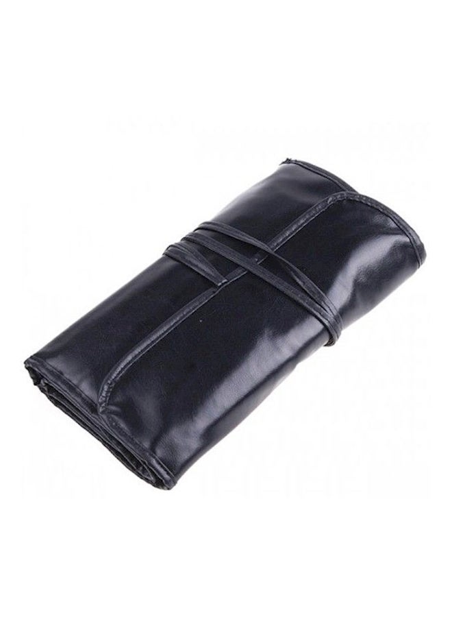 Generic 24-Piece Makeup Brush Set With Pouch Bag Black  - Image 3