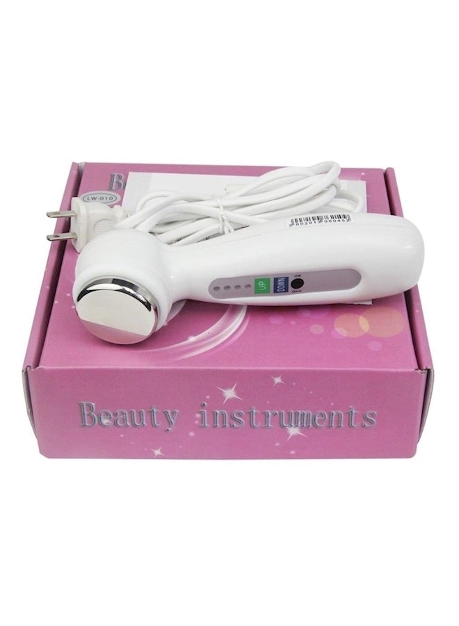 جهاز تدليك بالموجات فوق الصوتية لتجديد البشرة أبيض - Image 4