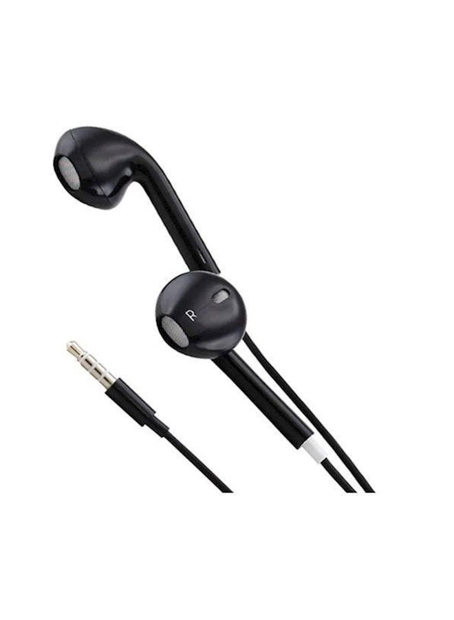 Generic - In-Ear Earphones With Mic For Apple iPad/iPhone 5/5S/5C Black - Image 1