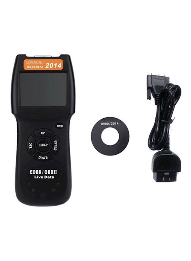 Car Auto Diagnostic Scan Tool For OBD II compliant Cars Black - Image 3