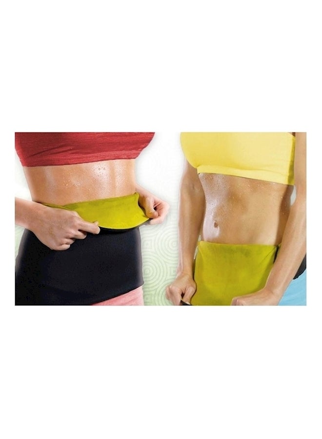 Generic Saunafit Thermal Workout Belt Black/Yellow L  - Image 1