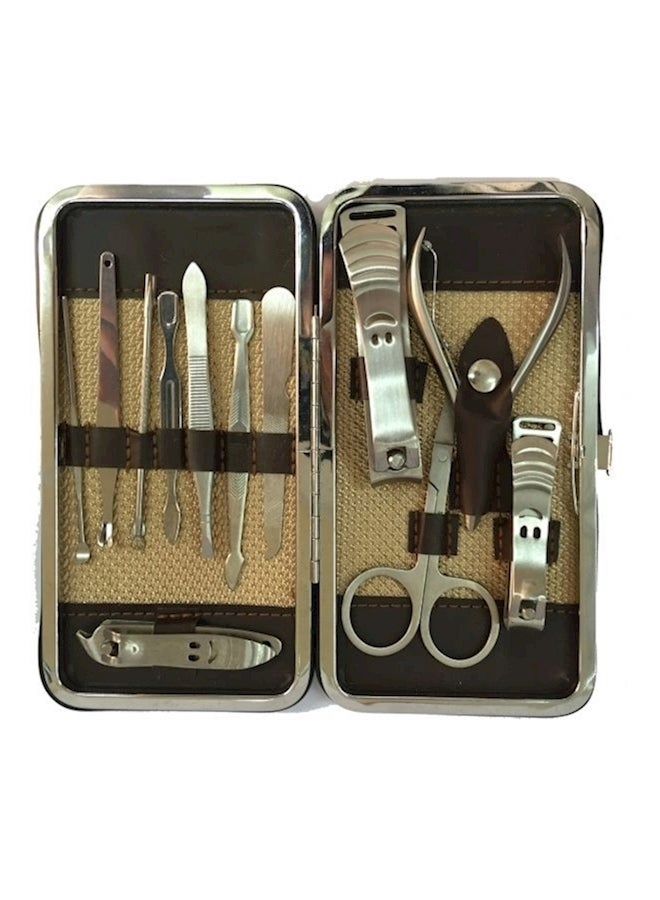 12-Piece Nail Clipper Set Silver - Image 1