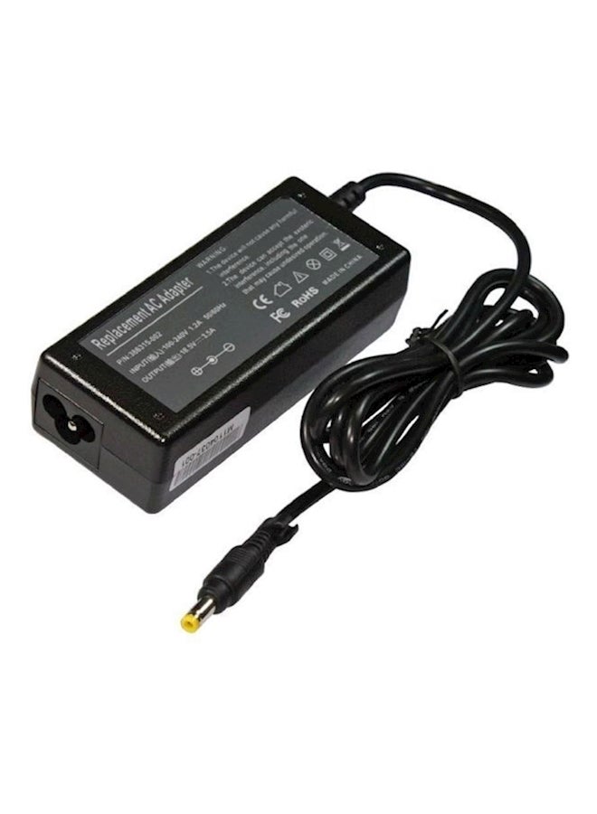 HP Replacement Adapter Charger For Compaq Laptop Black