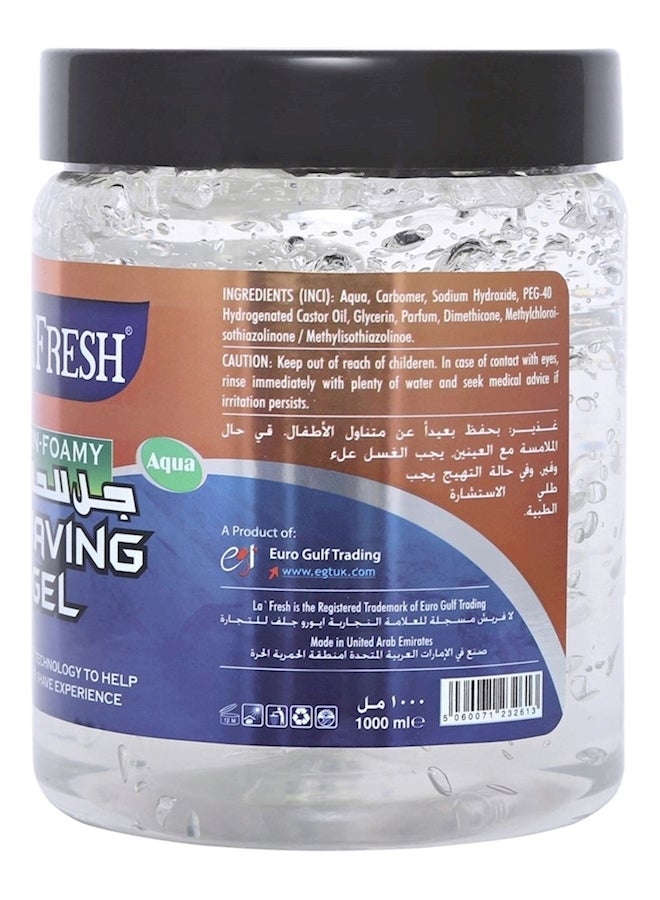 LA FRESH - Shaving Gel 1000ml - Image 1