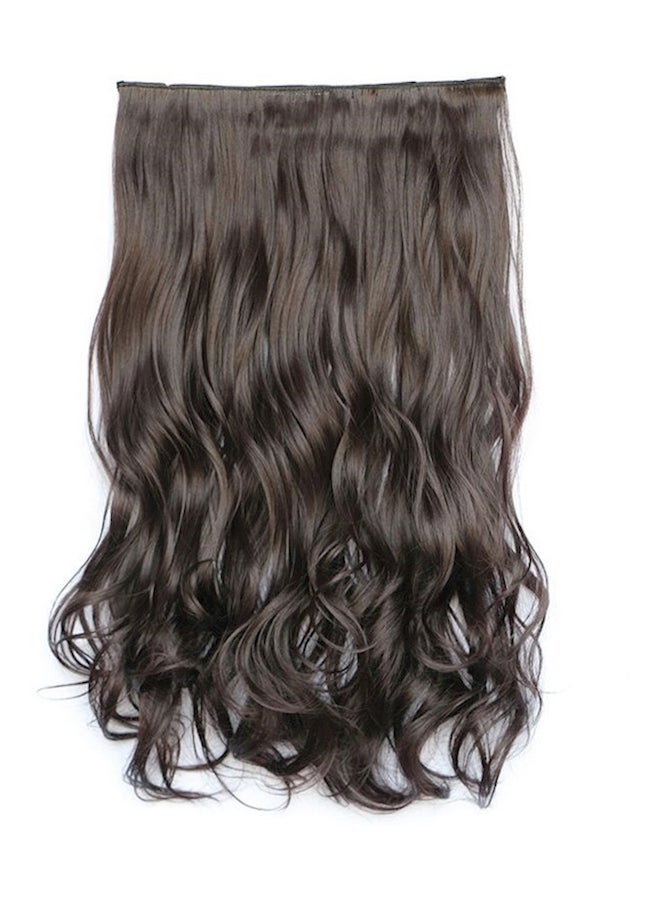 وصلة شعر مجعد ومنفوش بني - Image 1