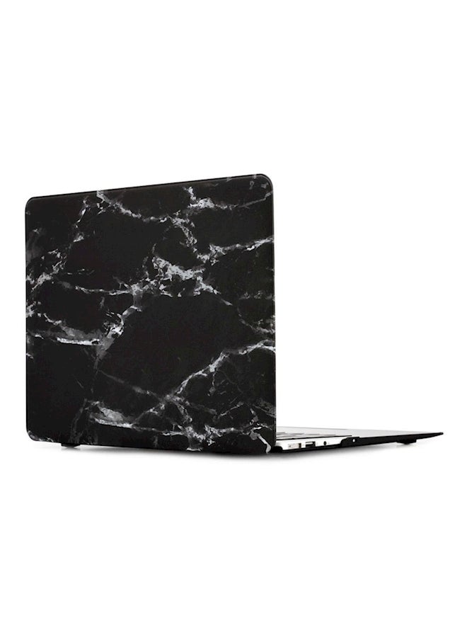 Ruberbized Coated Hard Case For Macbook Air 13.3 Inch Black - Image 1