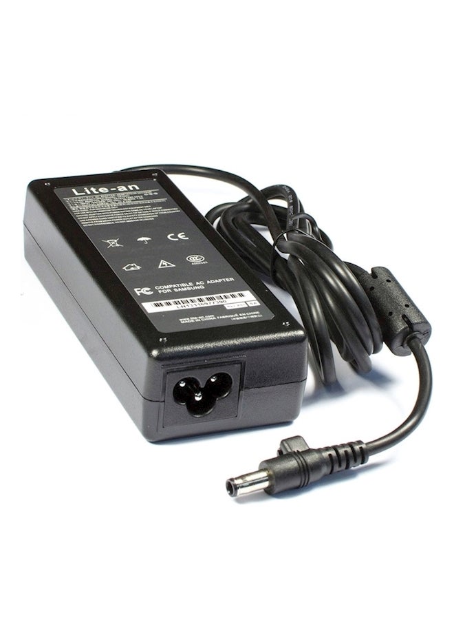 Lite-an - Laptop Ac Adapter Charger For Samsung R55-T5300 G2 19V/ 4.7A Black - Image 1