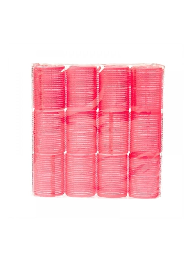 Generic - 12-Piece Delicate Velcro Roller Pink - Image 1