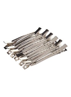 Generic 12-Piece Hair Clip Silver  - Image 2