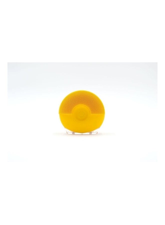 Dual Action Facial Cleansing Brush Yellow - Image 2