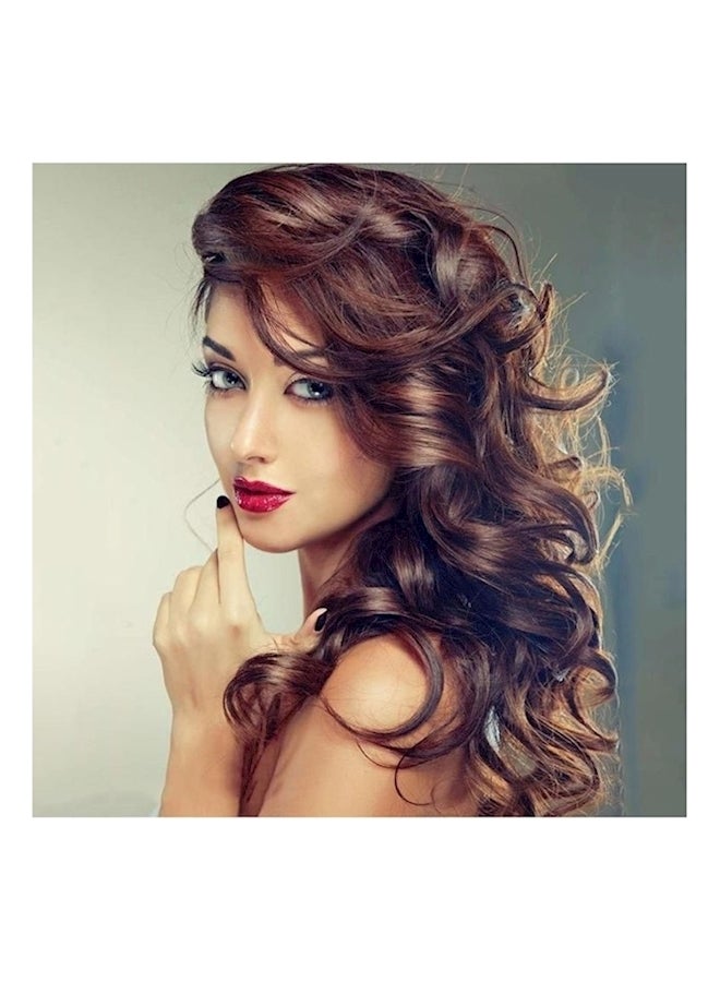 12-Piece Long Curly Hair Extension Brown 60cm - Image 2