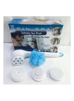 YupFun Spinning Spa Brush White/Blue  - Image 2