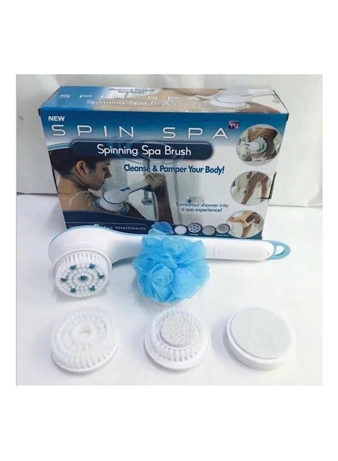 YupFun Spinning Spa Brush White/Blue - Image 2