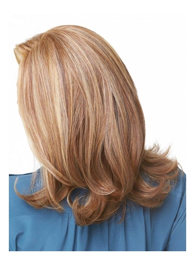 باروكة من الشعر المسترسل أشقر - Image 2
