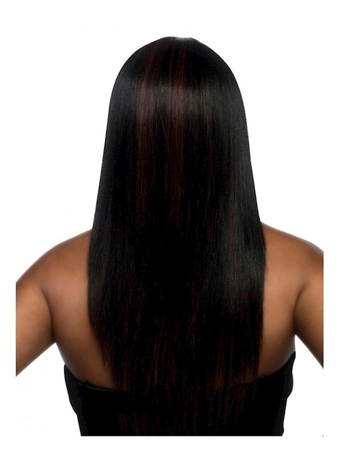 وصلة شعر مستقيمة بتصميم غريب أسود - Image 4