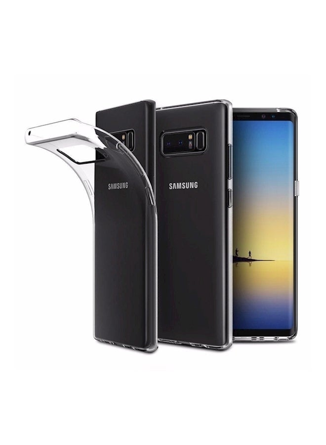 تراندز غطاء حماية واقٍ لهاتف سامسونج جالاكسي نوت 8 شفاف - Image 1