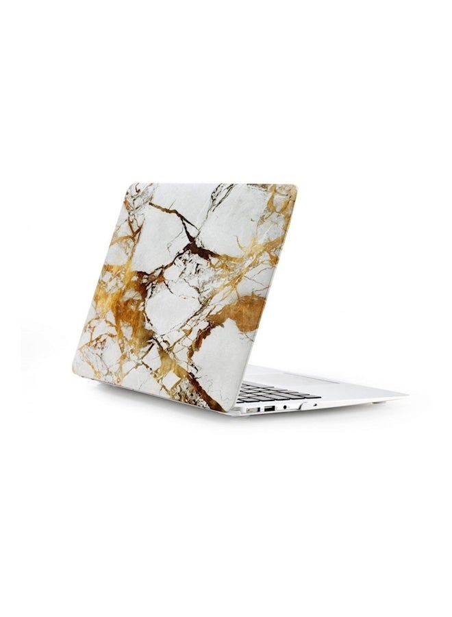 Rubberbized Coated Folio Hard Case Cover For Macbook Air 11.6 Inch Multicolour