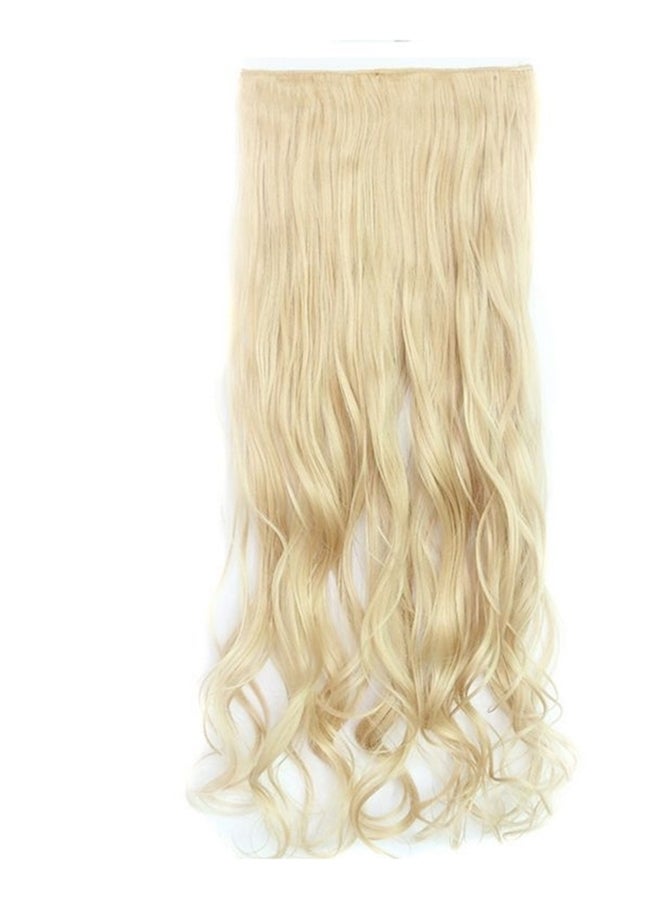 وصلة شعر مستعار طويل ومجعد ومنفوش أشقر - Image 2