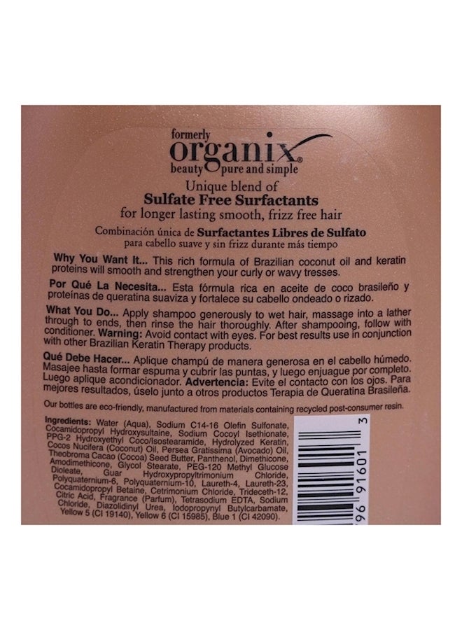 Ogx Brazilian Keratin Therapy Ever Staight Shampoo 385ml - Image 4