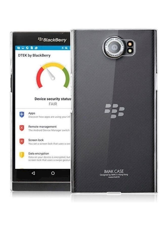 Crystal Hard Bumper Back Case Cover With Screen Protector For BlackBerry Priv Clear - Image 1