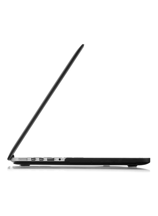 Generic - Rubberized Matte Case Cover For Macbook Apple Pro 13/13.3 Inch Black - Image 1