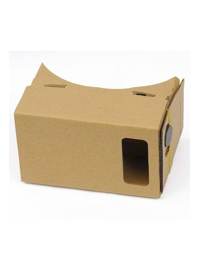 Cardboard VR Box Headset Brown  - Image 4