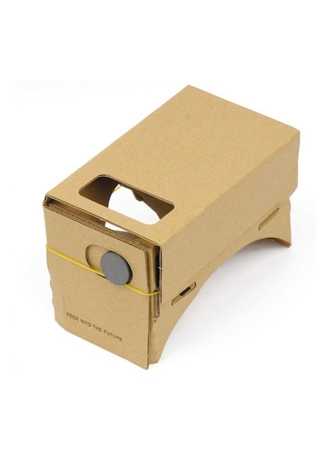 Cardboard VR Box Headset Brown  - Image 5