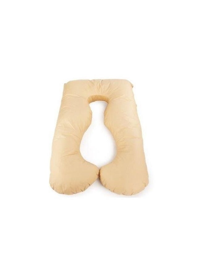 Cotton Maternity Pillow Cotton Beige 120x80cm  - Image 1