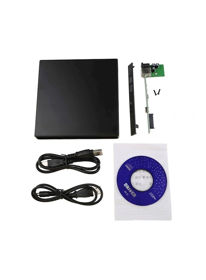 USB CD And DVD ROM For Laptop/Notebook Black  - Image 2