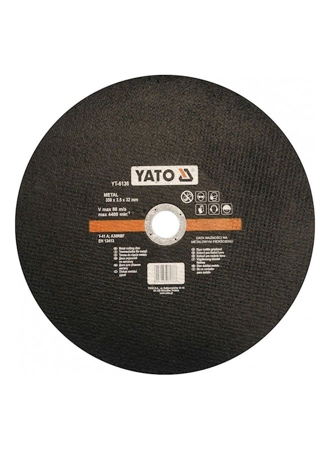 Yato Metal Cutting Disc Black